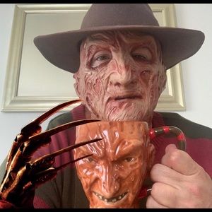 High end Freddy Krueger Silicone mask nightmare on elm street Halloween only one